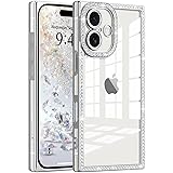 ROSEHUI Clear Glitter Phone Case for iPhone