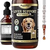 POPPAW Milk Thistle for Dogs – 9-in-1 Liver and