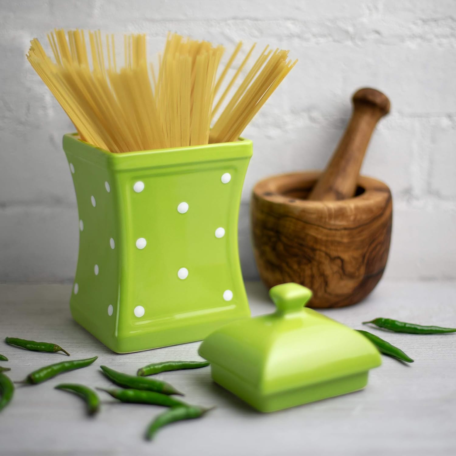 City to Cottage® Lime Green and White, Large - Image 5