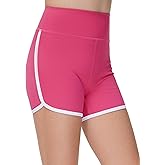 THE GYM PEOPLE Girl's High Waisted Workout Shorts Lightweight Athletic Dolphin Lounge Yoga Shorts