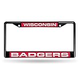 Rico Industries NCAA Wisconsin Badgers Black 12" x