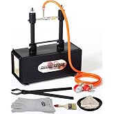 DEVIL-FORGE Gas Propane Forge DFPROF2, 2 Burners DFP (160.000 BTU) use 1 or 2, Gas Ball Valve, Air Choke, Knife Making, Blacksmith, Farrier, 2500&deg;F / 1370&deg;C