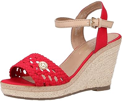 TOM TAILOR Damen 4890805 Riemchensandalen