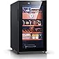48L Cooler Humidor, Electronic Cooler Humidor (300 Capacity) with Spanish Cedar Wood Shelves & Drawer with Hygrometer