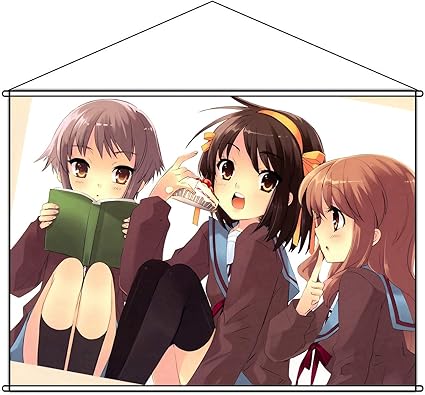 Amazon 涼宮ハルヒの憂鬱 B2タペストリー 長門有希 朝比奈みくる 涼宮ハルヒ B2 728 X 515 Mm 掛ける絵 アニメ 萌えグッズ 通販
