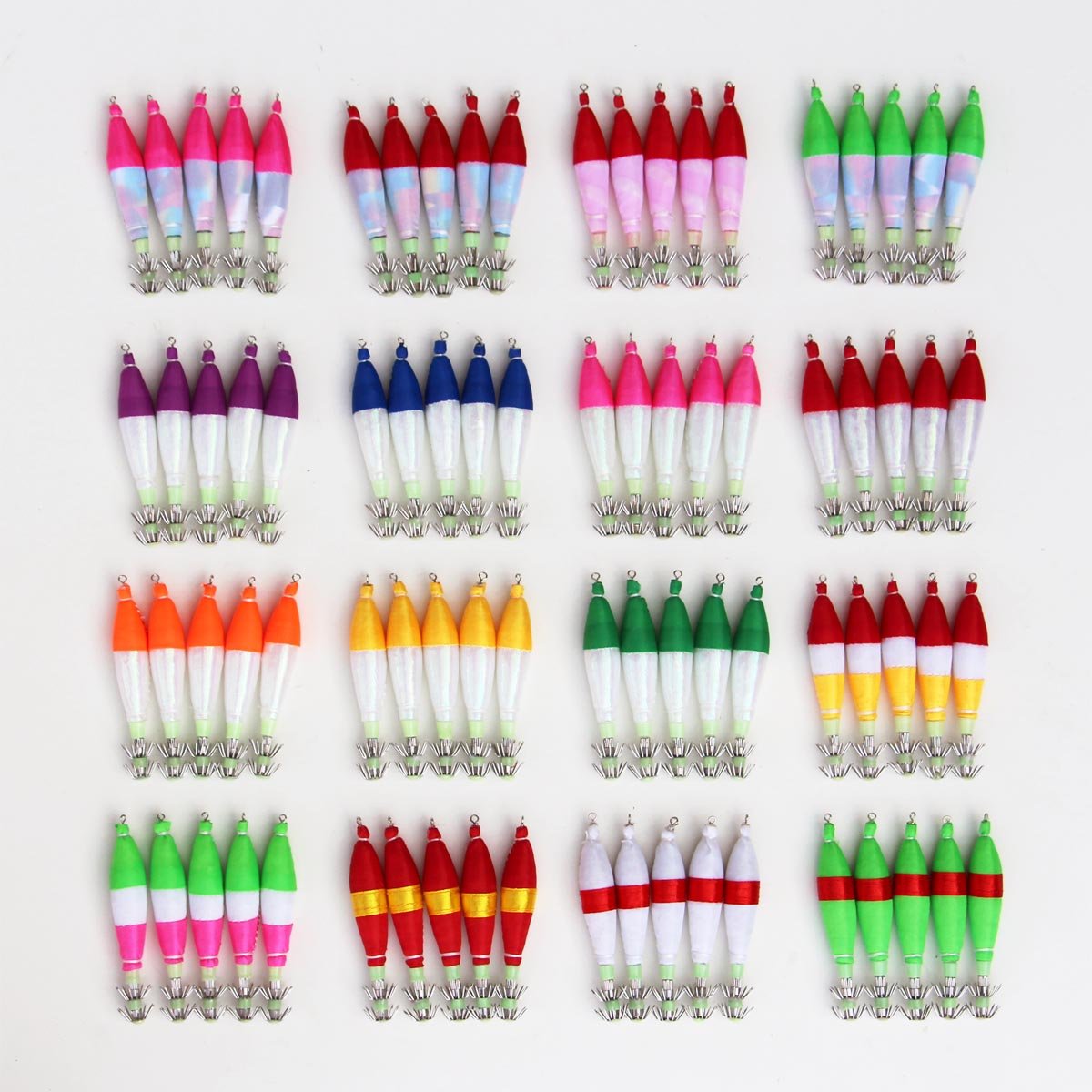 B071dnzj12 エギング仕掛け 0sute25hh0345cl16 イカ釣り セット 80本 16色 約8 5cm 2 5号 浮きスッテ 夜光 スッテ 完璧 Dispora Jatimprov Go Id