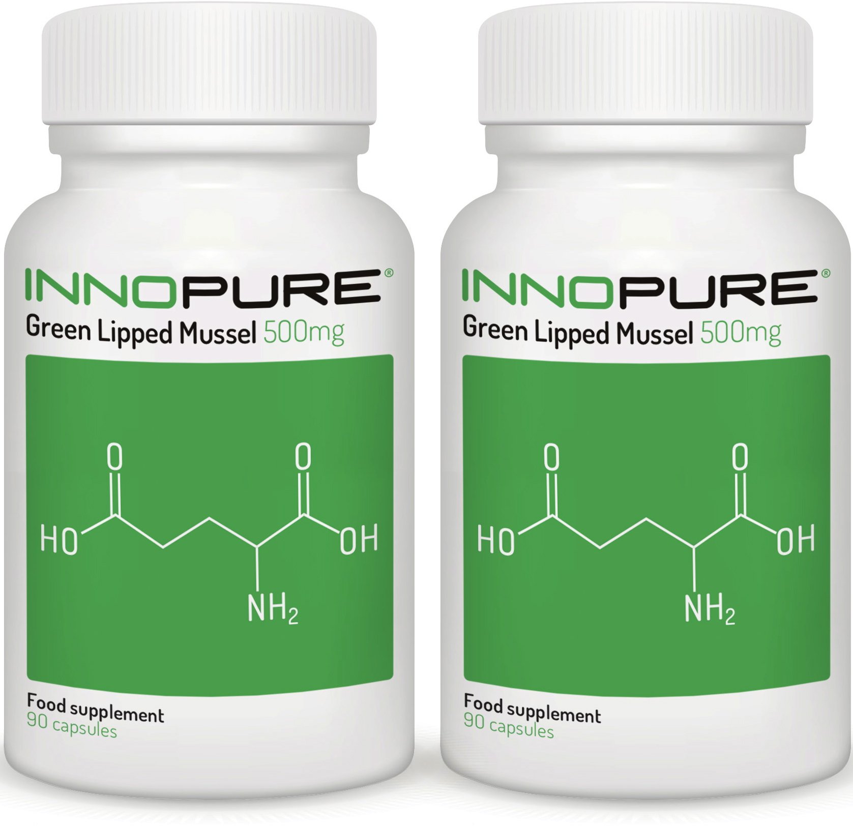 Innopure Green Lipped Mussel Duo Saver Pack 100 Pure, No Fillers or