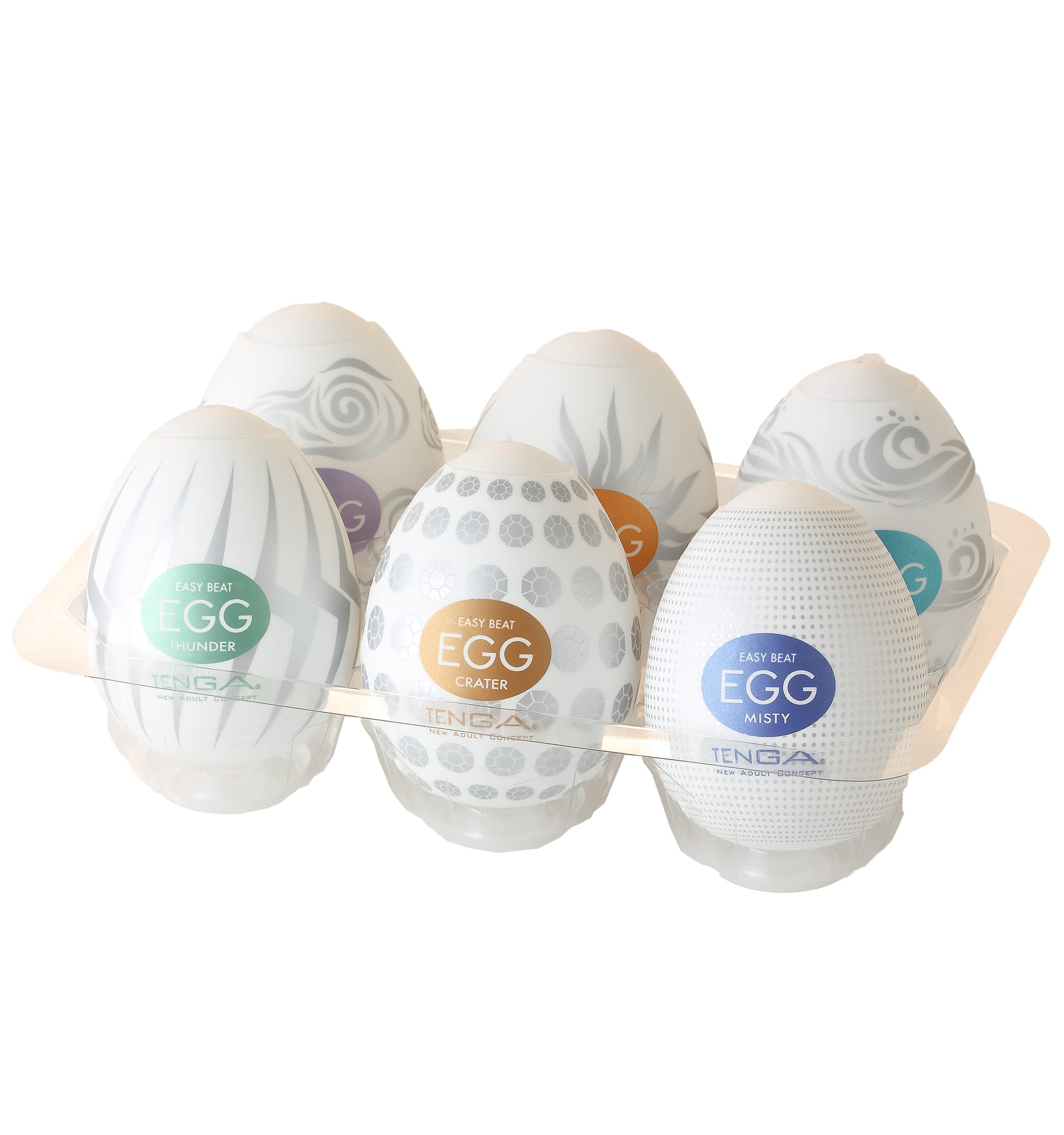 TENGA Egg Variety Pack 2 - Set of 6, Multicoloured
