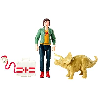 Jurassic World Basic Figure Zia &amp; Triceratops