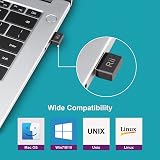 (2-Pack) Rii Mouse Jiggler USB Mover - Undetectable Auto Mouse Mover Plug and view 4