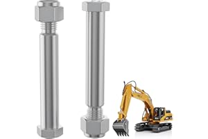 BZTT Mini Excavator Bucket Pins 0.98in/25mm Replaceable Agt Mini Excavator Parts/Chinese Mini Excavator Attachment, Mini Excavator Auger Pin - (2 Pack)