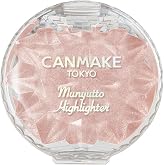 CANMAKE Munyutto Highlighter, Water Proof, Hydration, Luster 0.13 oz (3.8 g) (02Rose Quartz)