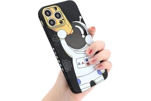Yonds Queen for iPhone 11 Cute Case, Cool Cartoon Astronaut Space Design Stylish Bumper Soft TPU Rubber Protective Anti-Slip 