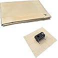 SoloWilder Fire Pit Mat 40" Wood Stove Under Grill Mat (940°F Safety) for Deck BBQ Fireproof Floor Tent Campsite Insulation P