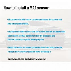 OYEAUTO Mass Air Flow Sensor 22204-22010 Compatible