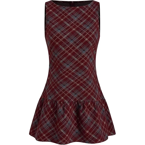 Cider Dress For Women Donna Karan Tweed Square Neck Sleeveless Belted Fit And Flare Midi Dress | Dillard's Houndstooth Mini Dress Cider Dress For Women Donna Karan Tweed Square Neck Sleeveless Belted Fit And Flare Midi Dress | Dillard's Houndstooth Mini Dress