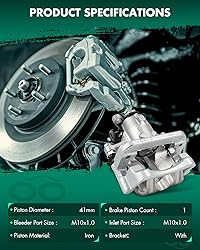 SCITOO Rear Left Brake Caliper With Bracket 18B5324