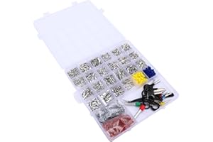 Generic Automotive Electrical Wire Connector Terminal Pins Kit Durable Tin Plated Brass for Car Motorcycle ATV, with Terminal