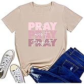 LOOKFACE Women Short Sleeve Graphic Tees Cute Cotton T Shirts