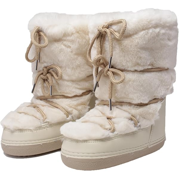 4 Pcs Winter Faux Fur Set for Women Fur Collar Scarf Wrap  display picture 1