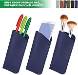 SenZee Glasses Cases 6 Pack Soft PU Leather Spectacle Pouch 17.5x7.5cm view 6