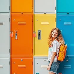 Puroma 1 Pack Combination Lock for Locker 4 Digit