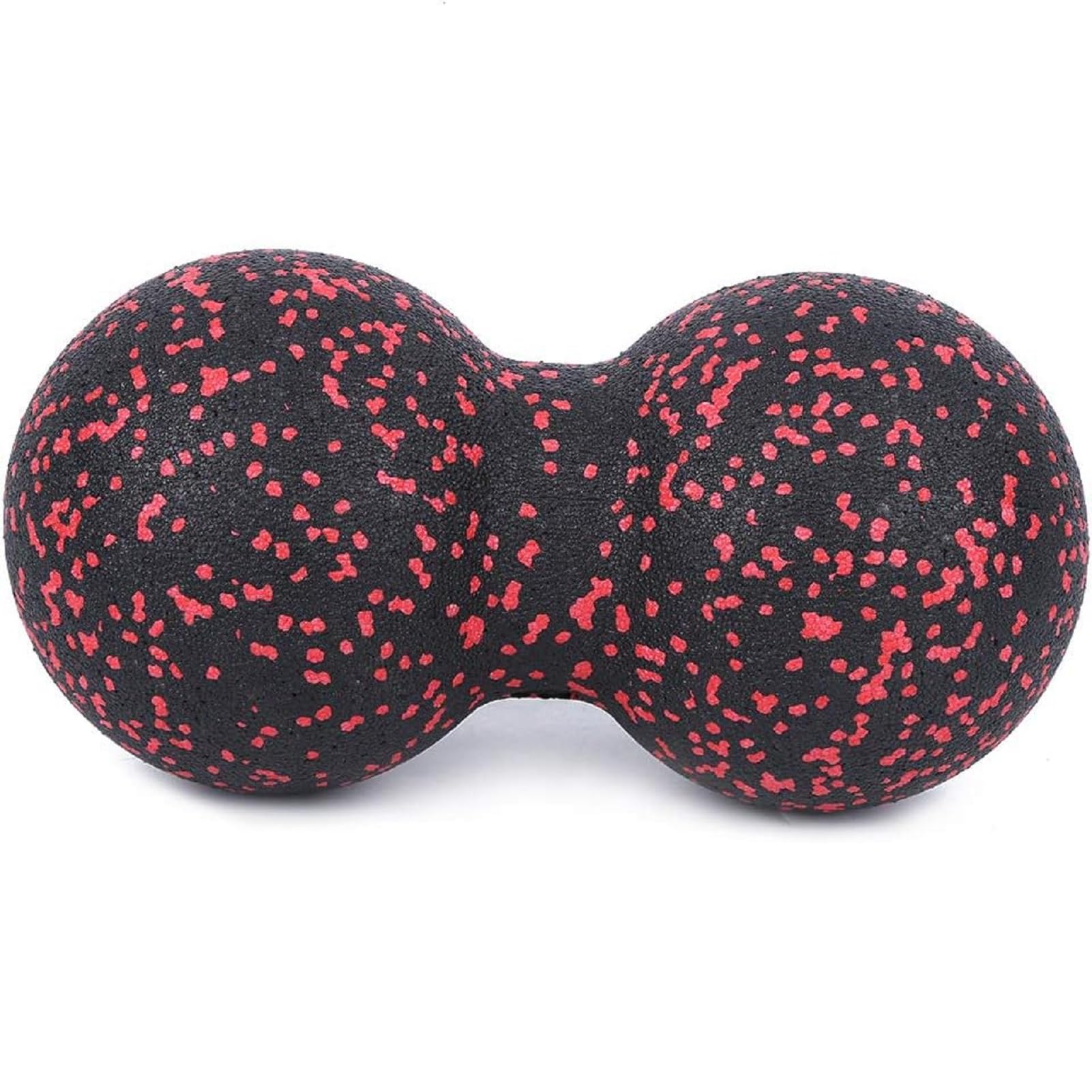 Natudeco Yoga Massage Ball Peanut Massage Ball Double Massage Ball Roller Multi Zone Massage Relaxing Muscles Massaging Equipment for Athletes and Yoga Enthusiasts(Red)