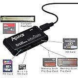 Acuvar High Speed All-in-1 Memory Card Reader / Writer for SD/SDHC, Micro SD, CF, XD, MS/Pro & Duo Cards