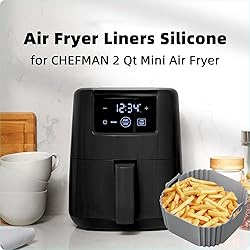 Silicone Air Fryer Liners for CHEFMAN 2 Qt Mini Air
