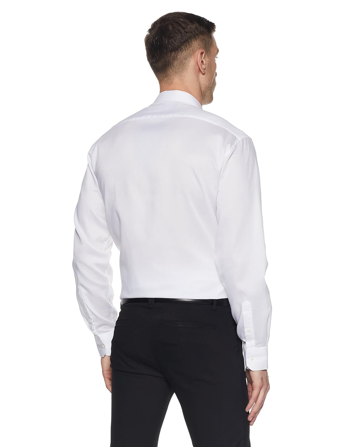 marks & spencer men's checkered slim fit formal shirt