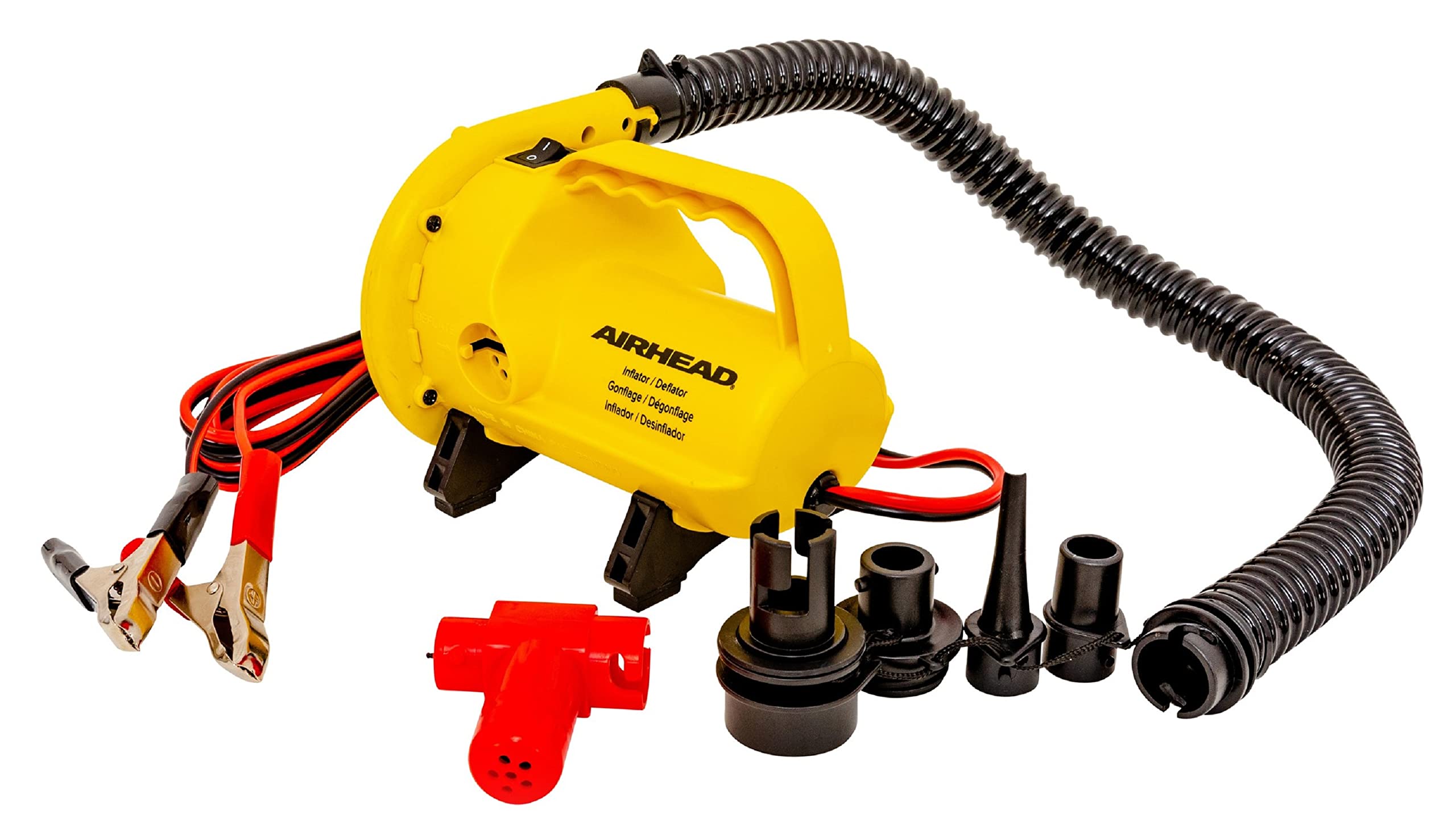 Photo 1 of Airhead High Pressure Air Pump, 12v, Yellow (AHP-12HP)