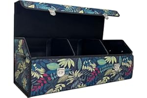 Wuatow Trunk Organizer for Car Trunk Organizer, Car Storage Organizer, SUV Trunk Organizer - Spacious, Durable, and Foldable - Keep Your Trunk Neat and Organized - Large