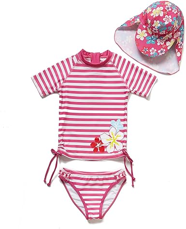 baby girl sun protection suit