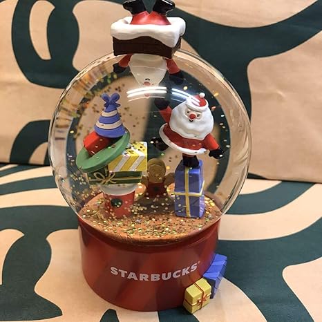 Amazon Co Jp 宅急便コンパクト スターバックス コーヒー スタバ Starbucks Coffee ホリデー 19 スノードーム クリスマス サンタ ホビー 通販