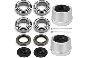 Anxingo 2 Set L44649 L44610 Boat Trailer Axle Bearing Kit Replacement for 1-1/16" 2000-2200 Lb Boat Trailer Axle with 1.98 In