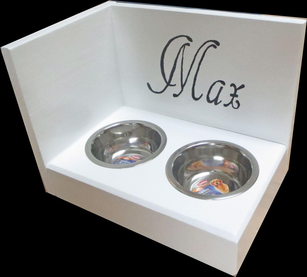elevated dog bowls with splash guard