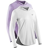 NELEUS Women's Sun Protection Running Athletic Long Sleeve Hoodie Shirts