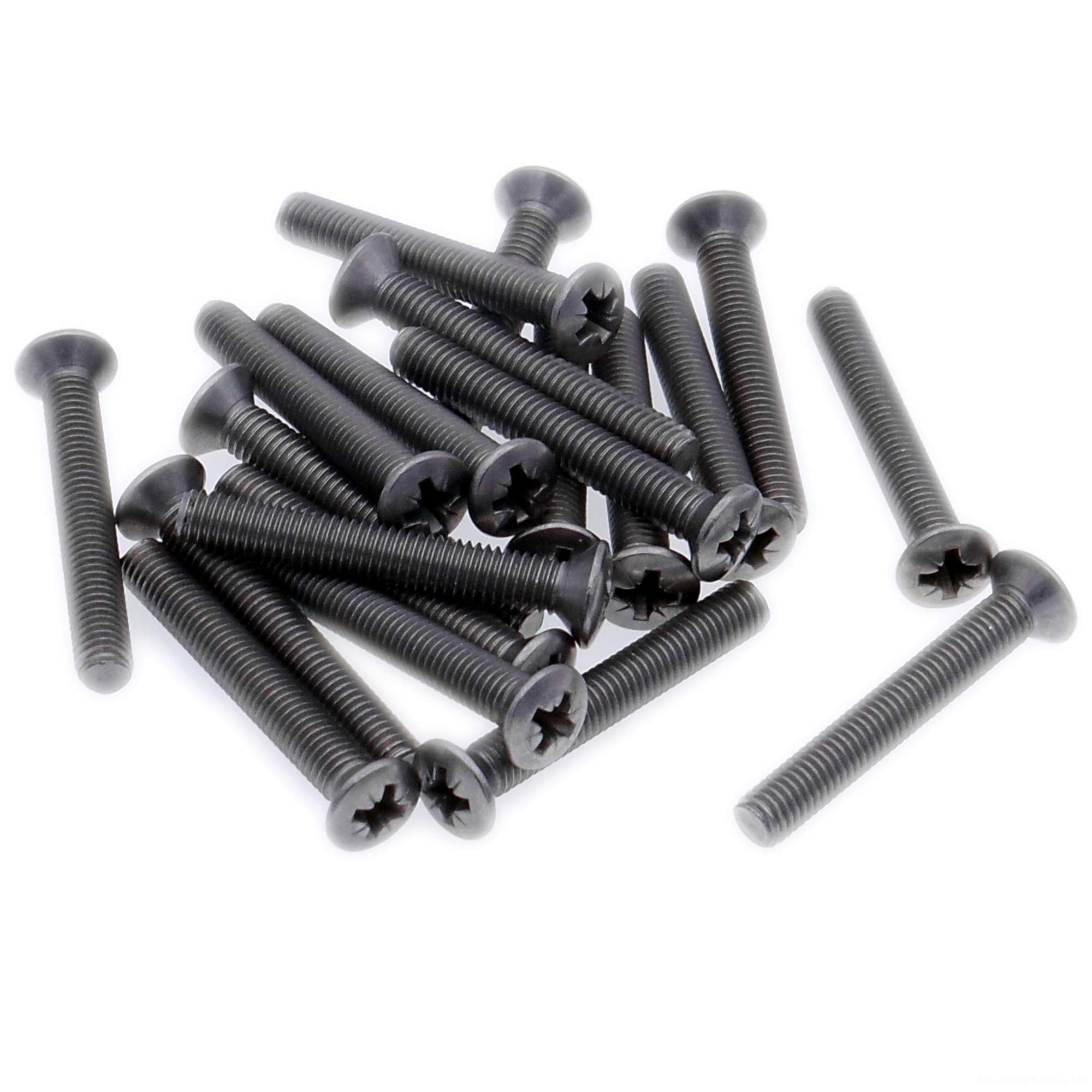 M4 (4mm x 6mm) Pozi Raised Countersunk Machine Screw (Bolt) - Stainless Steel (A2) (Pack of 20)