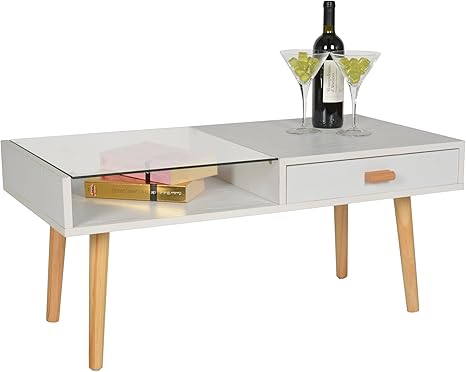 Ts Ideen Design Bodentisch Wohnzimmer Tisch Beistelltisch Glas Ablage Kaffeetisch Anrichte Couchtisch Japanischer Stil 90 X 45 Cm Amazon De Kuche Haushalt