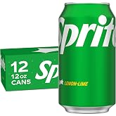 Sprite Lemon-Lime Caffeine-Free Soda Soft Drink Cans, 12 fl oz, 12 Pack | Fridge pack, naturally flavored soft drink, carbonated