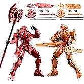 T13 Action Figure 2Pack Sets, Already Assembled Titan 13 Warrior Figures, Multi-Jointed Movable Action Figure, Lucky 13 Collectible Toy, Dummy 13 Action Figures for 6 7 8 9 10 11 12 Years Old Kids