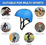 XJD Kids Helmet Toddler Bike Skateboard Scooter Roller Skating Blue Small Age view 4