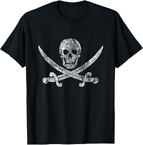 Vintage Pirate Skull T-Shirt