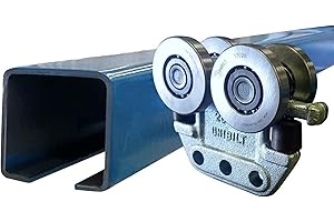 JERVIS WEBB Beam Trolley with 5-Foot Unibilt Enclosed Conveyor Track - 250-Pound Load Capacity per Trolley