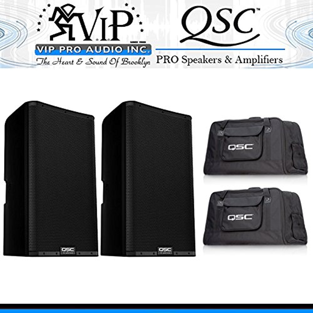 qsc 10 inch powered speakers