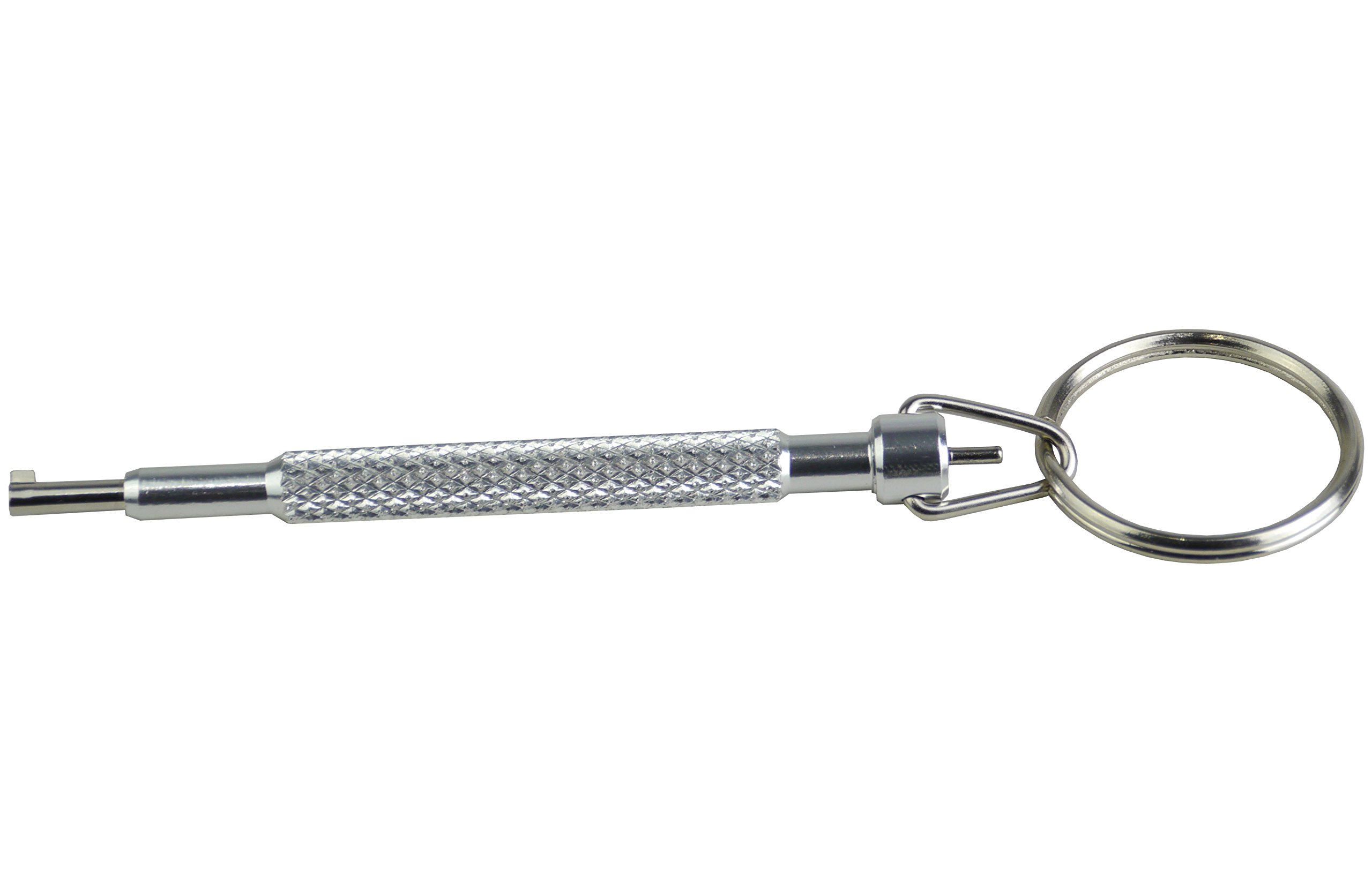 Savage Island Long Reach Tactical Handcuff Key Silver
