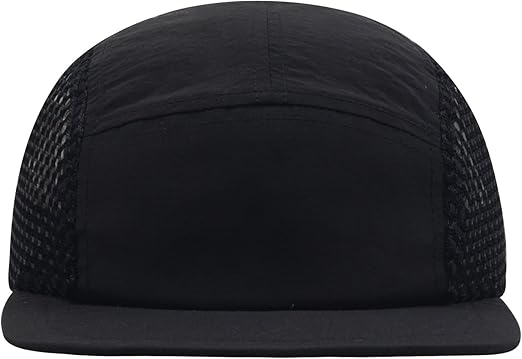 black 5 panel hat