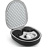 Headphone Case for Sony WH-CH720N Soundcore by Anker Q20i, Hard Portable Over Ear Headphone Carrying Case, Wireless Headphone Storage Protective Case for Travel Home (Black-Pattern)