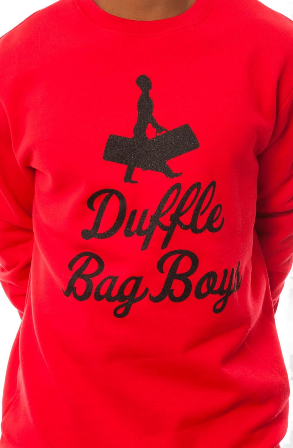 Crooks and Castles Men's Duffle Bag Boys Crewneck Sweatshirt: Clothing