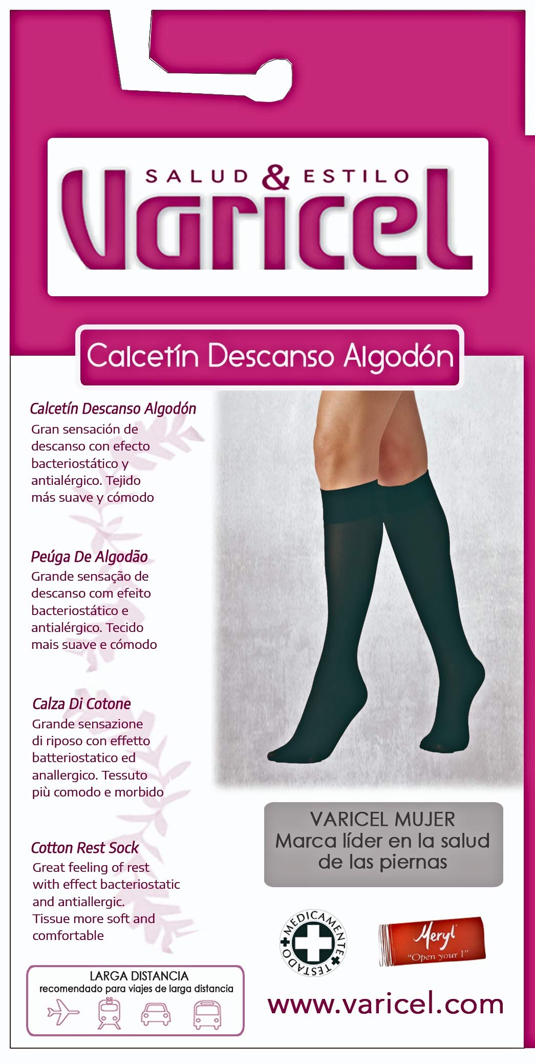STRONG COMPRESSION COTTON SOCK (Black, M (38-39))